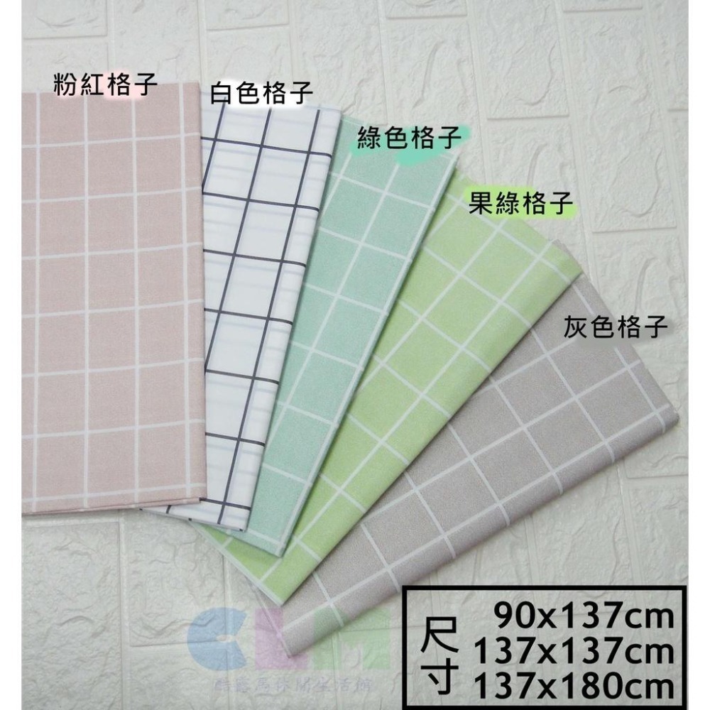 防水格子桌巾 PVEA防水桌巾 防水桌巾【酷露馬】餐桌布 野餐巾 露營桌巾 摺疊桌布 適蛋捲桌 HK018-細節圖2