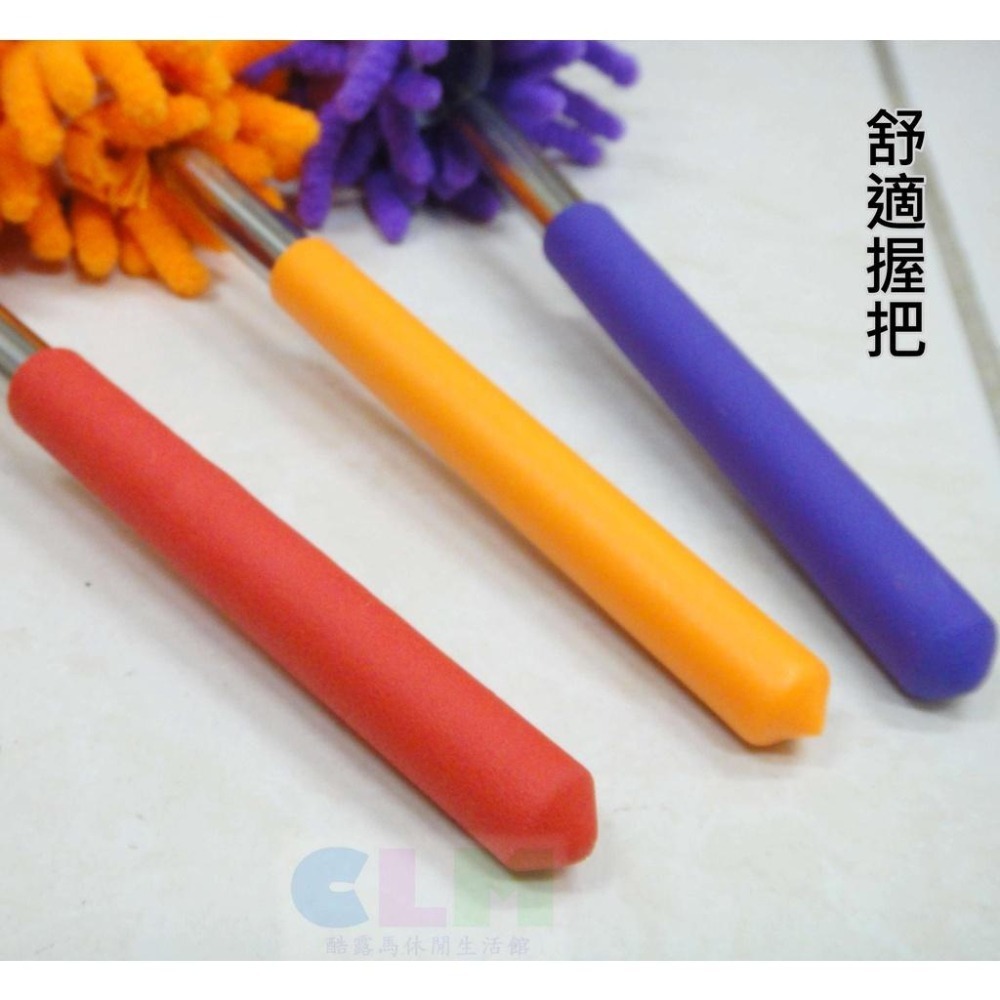 【酷露馬】可伸縮 除塵小撢子 不鏽鋼加長撢子 毛絨撢子 清潔撢 除塵撢子 居家清潔刷 HD005-細節圖6