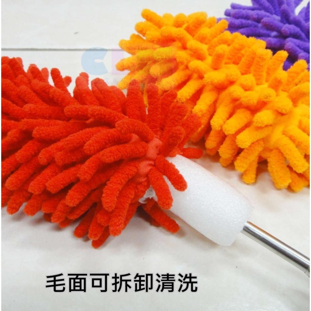 【酷露馬】可伸縮 除塵小撢子 不鏽鋼加長撢子 毛絨撢子 清潔撢 除塵撢子 居家清潔刷 HD005-細節圖7