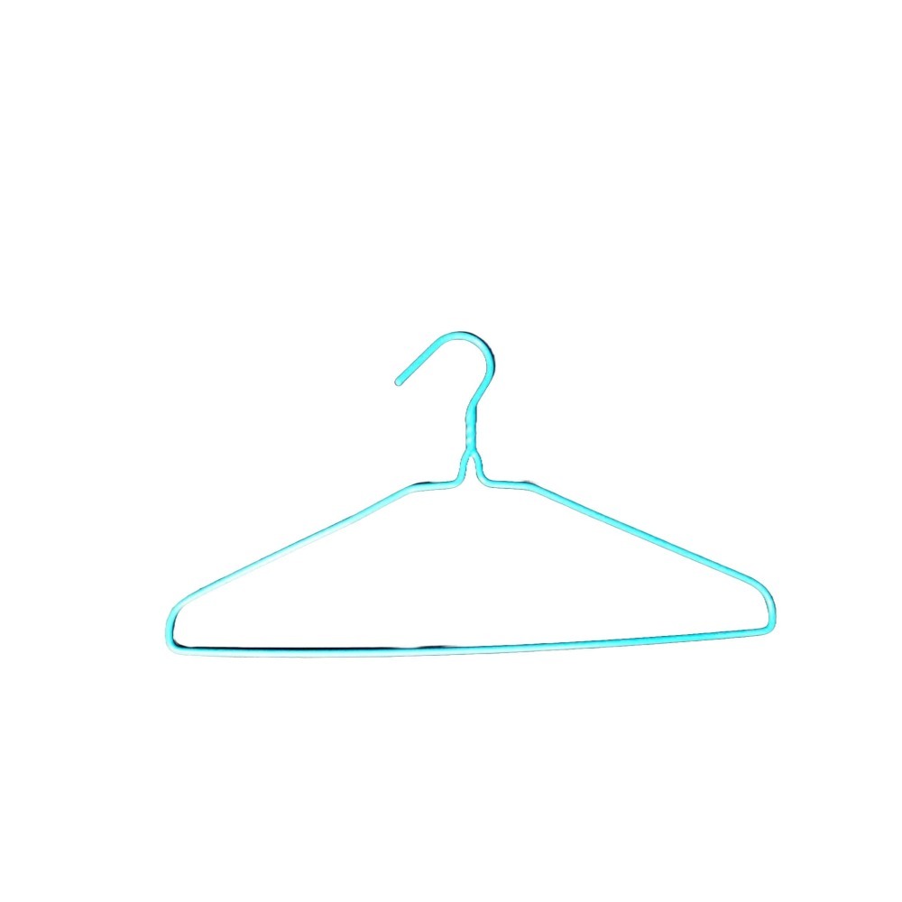 加粗浸塑衣架 肩輻43cm (10支/組) 曬衣架 加粗衣架【酷露馬】三角衣架 平肩衣架 樂活家 HD003-細節圖2