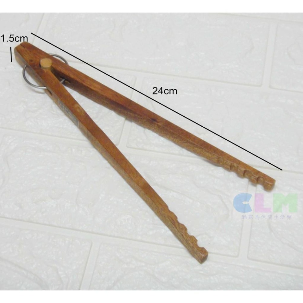 【酷露馬】SGS檢驗 品木屋原木料理夾/省力型 原木夾 食品夾 沙拉夾 料理夾 燒烤夾 分菜夾 HK036-細節圖4