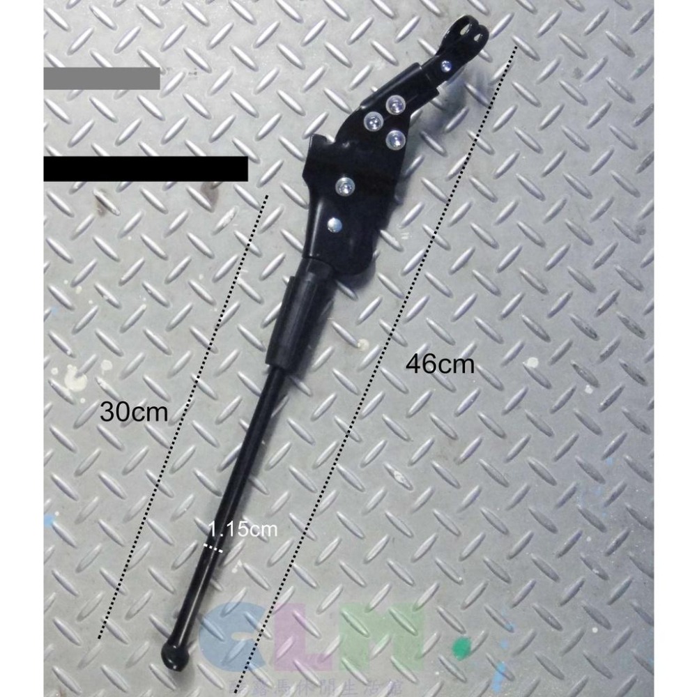 【酷露馬】自行車3點固定側腳架 加長固定 後腳架 立車柱 自行車腳撐 中柱 立車架 停車架 BP050-細節圖2