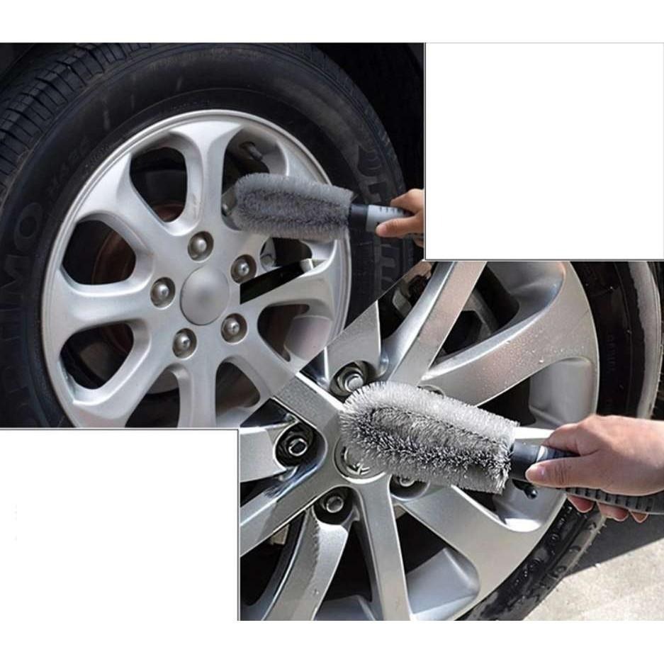 【酷露馬】車用輪胎清潔刷 車用輪胎刷 洗胎刷 去污刷 洗車刷 洗車工具 刷子 汽車百貨 長柄刷 AC005-細節圖7