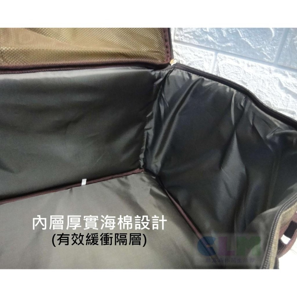【酷露馬】(大號) 加厚露營裝備袋 衣物收納袋 行李袋 野餐提袋 野餐籃 餐具袋 露營收納袋 炊具袋 寢具袋 CP025-細節圖8