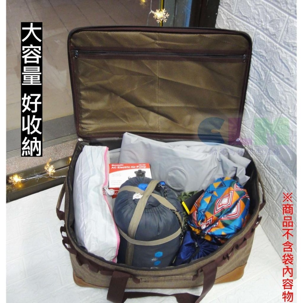 【酷露馬】(大號) 加厚露營裝備袋 衣物收納袋 行李袋 野餐提袋 野餐籃 餐具袋 露營收納袋 炊具袋 寢具袋 CP025-細節圖9