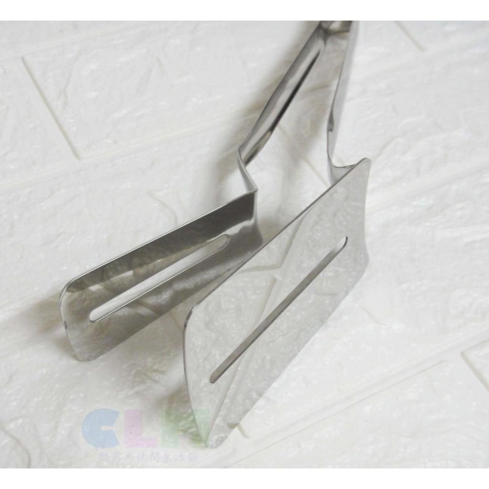 【酷露馬】304不鏽鋼 牛排煎鏟夾 不鏽鋼鏟夾 煎肉夾 煎魚夾 食品鏟夾 煎夾 料理夾 HK040-細節圖3