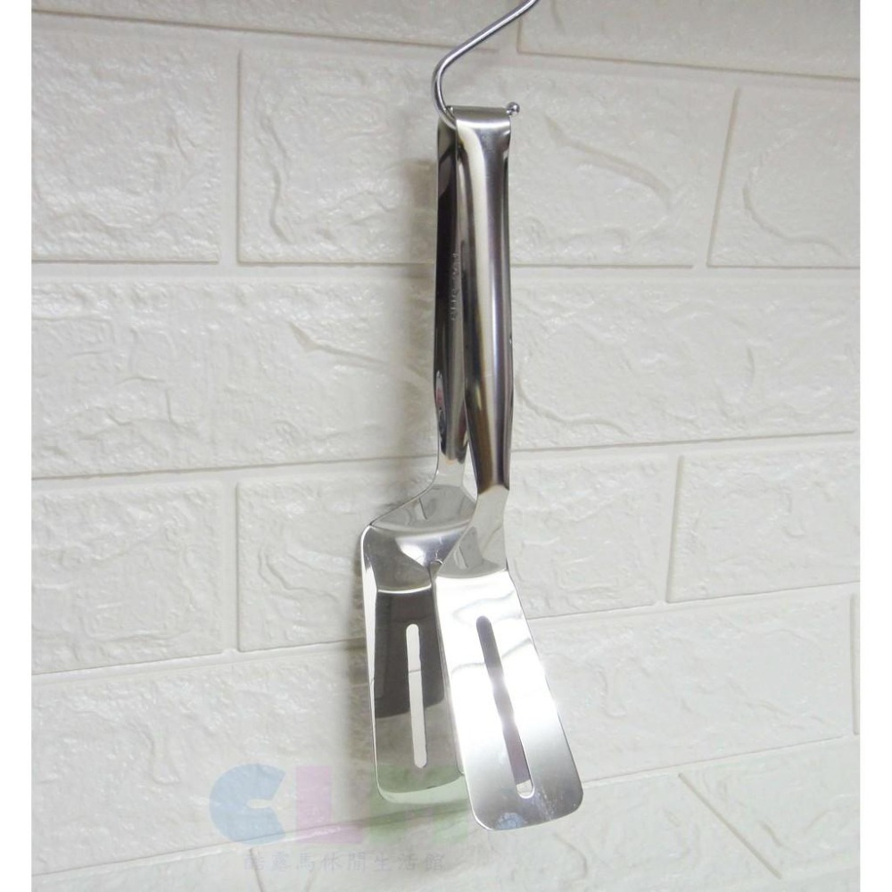 【酷露馬】304不鏽鋼 牛排煎鏟夾 不鏽鋼鏟夾 煎肉夾 煎魚夾 食品鏟夾 煎夾 料理夾 HK040-細節圖4