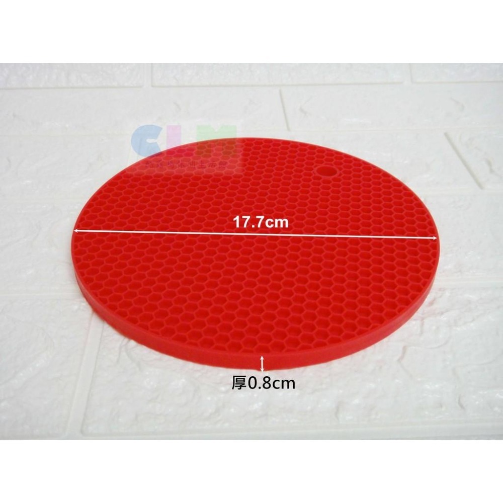 (加厚) 圓形耐熱矽膠鍋墊 隔熱墊 耐熱鍋墊 【酷露馬】圓形隔熱墊 餐墊 杯墊 耐熱墊 矽膠墊 HK025-細節圖2