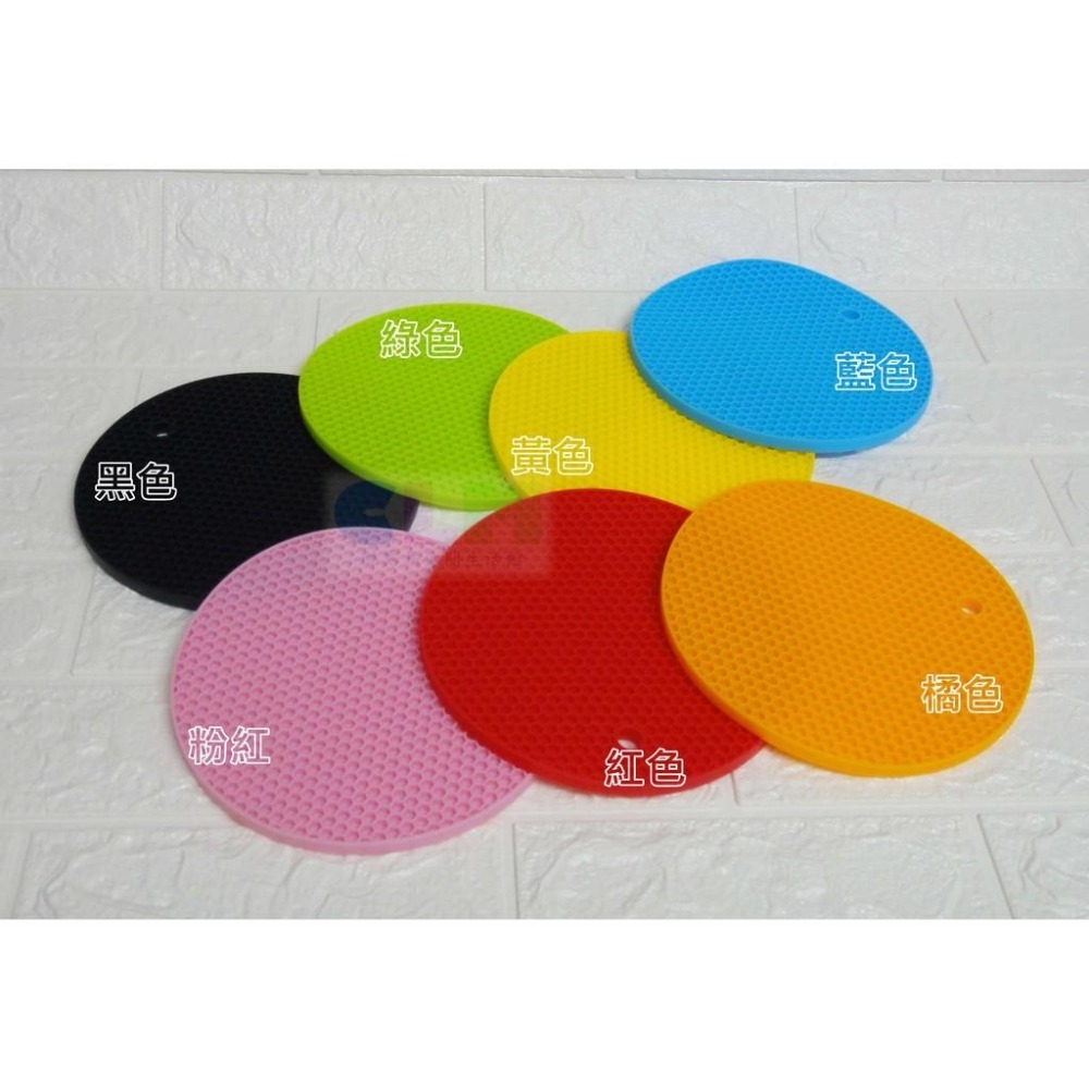 (加厚) 圓形耐熱矽膠鍋墊 隔熱墊 耐熱鍋墊 【酷露馬】圓形隔熱墊 餐墊 杯墊 耐熱墊 矽膠墊 HK025-細節圖6