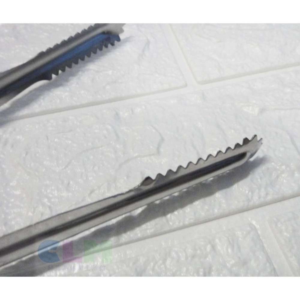 【酷露馬】(台灣製造) 不鏽鋼烤肉夾 不鏽鋼夾 燒烤夾 麵包夾 食品夾 沙拉夾 料理夾 鐵夾 漢昌烤肉夾 CK092-細節圖5