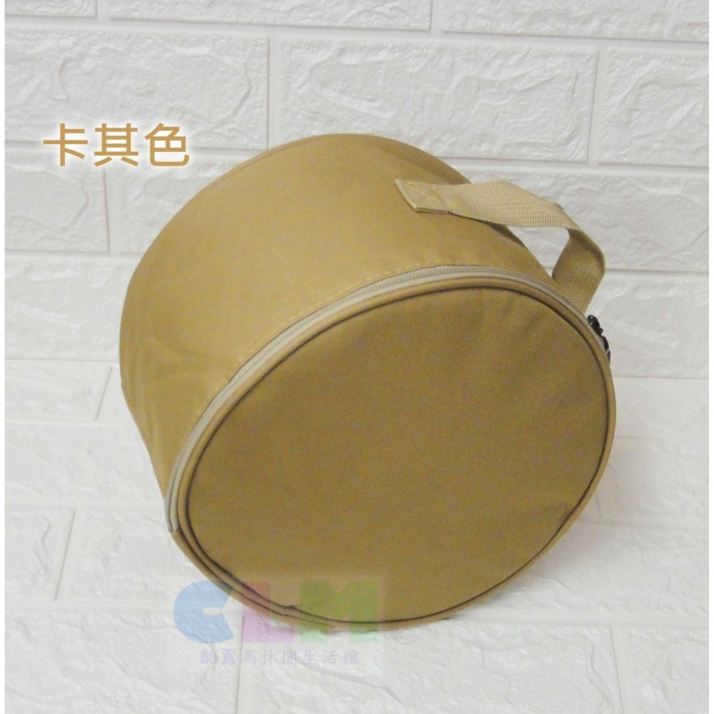 圓型風扇包 圓型收納袋 折疊風扇包 風扇收納包【酷露馬】P9 P10 漢堡風扇包 餐具收納袋 露營袋 燈具包CP011-規格圖9