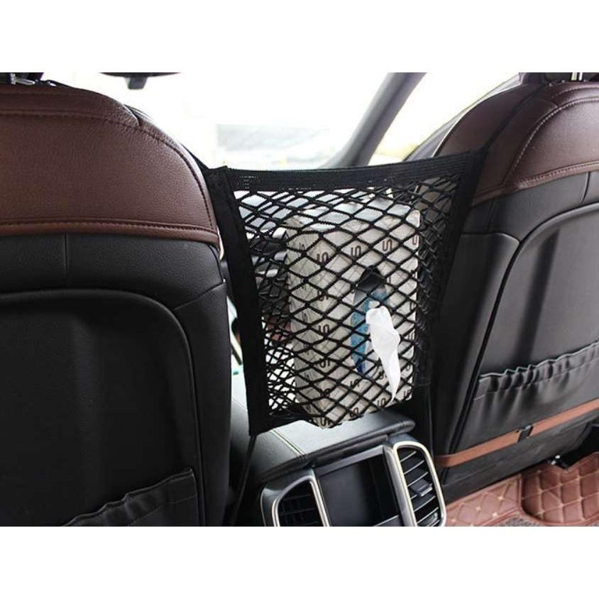 【酷露馬】汽車座椅置物網袋 車用收納網袋 彈性網袋 汽車面紙袋 汽車置物袋 汽車收納袋 面紙架 汽車百貨 AS022-細節圖8