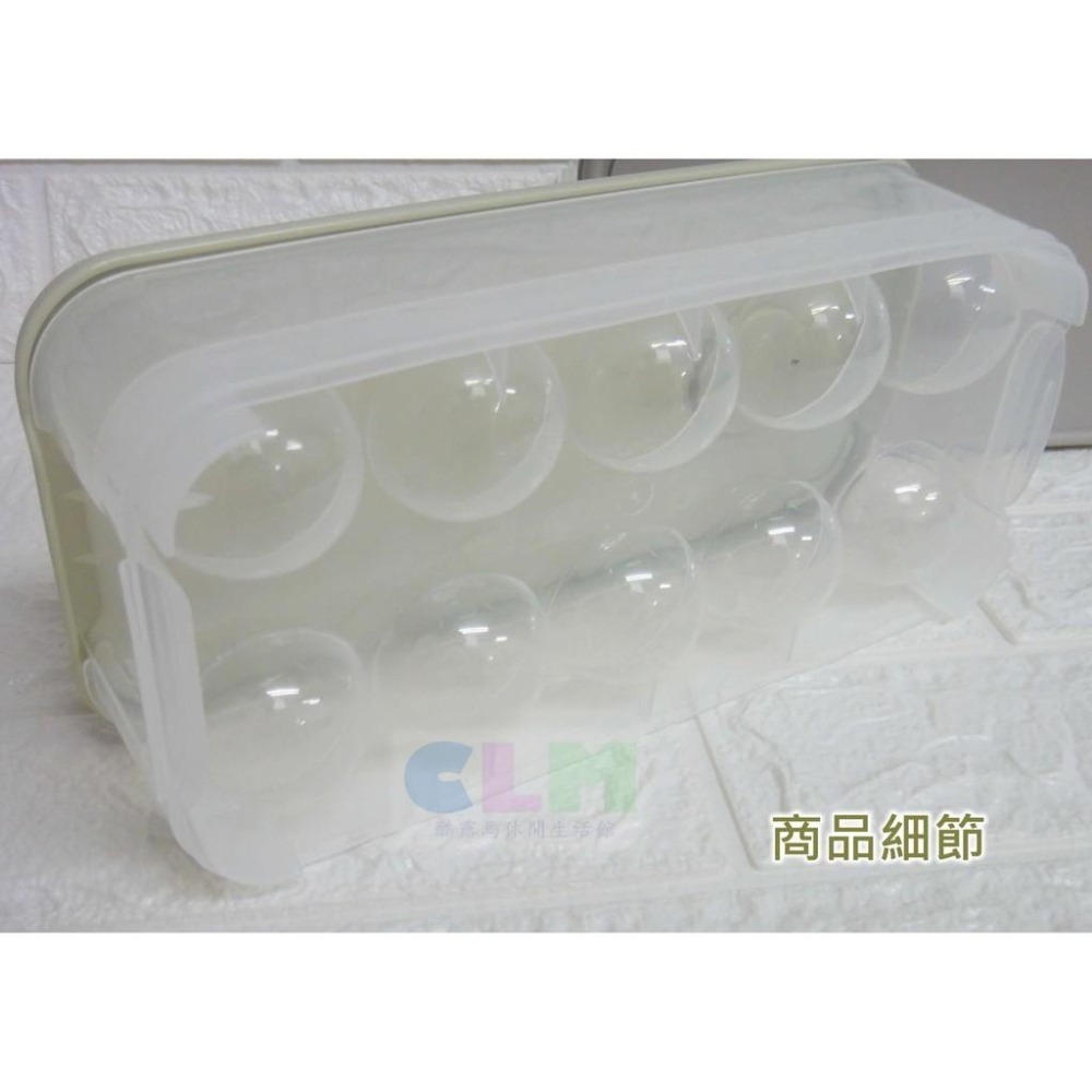 10格雞蛋盒 (可推疊) 10格蛋盒 露營蛋盒 【酷露馬】雞蛋收納盒 雞蛋保護盒 保鮮盒 儲存盒 HK008-細節圖5