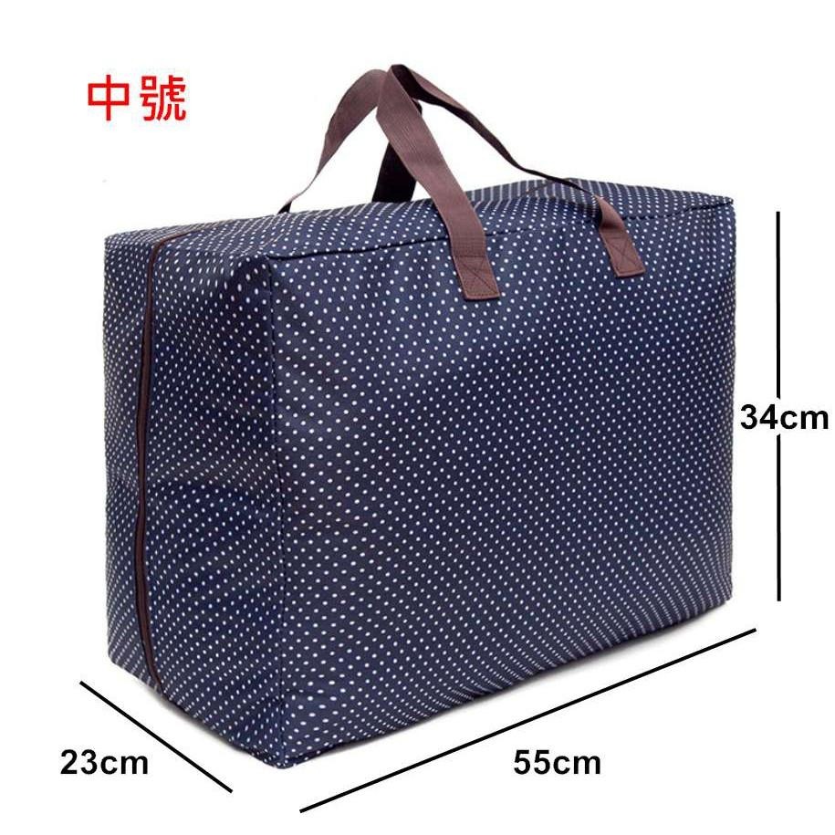 【酷露馬】(中號) 可水洗 衣物收納袋 (牛津布) 露營裝備袋 棉被袋 衣物袋 行李袋 旅行袋 置物袋HS003-細節圖3