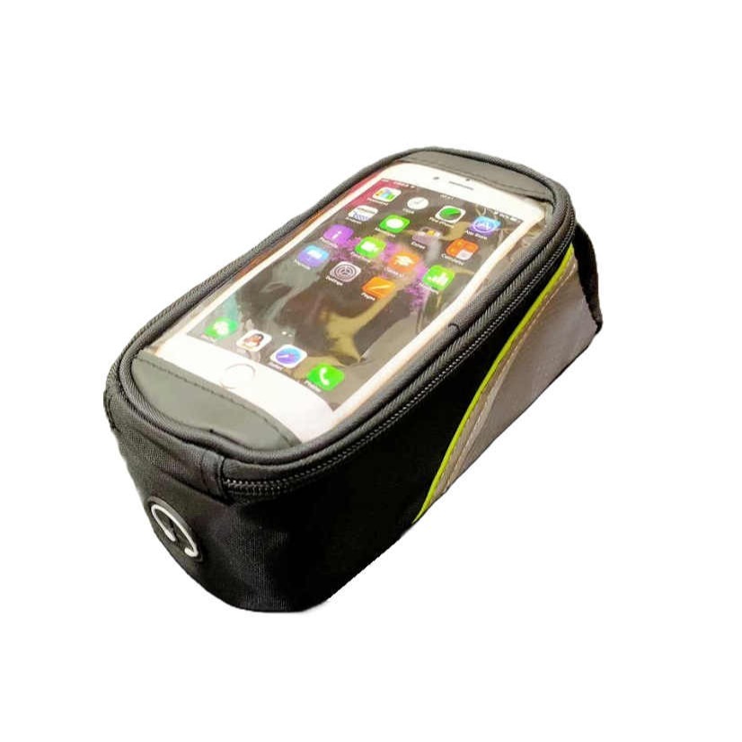 自行車手機上管包 (附音源線) 觸控手機包【酷露馬】馬鞍包 車包 手機袋 觸控包 置物袋BB018-細節圖2