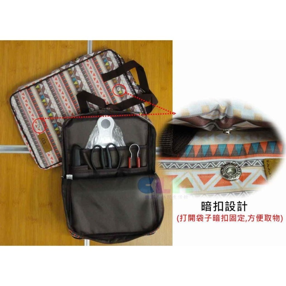 【酷露馬】露營炊具4件組+袋(砧板+刀子+剪刀+夾子+收納袋) CLS不鏽鋼炊具組 露營炊具 炊具包 炊具袋CK012-細節圖8