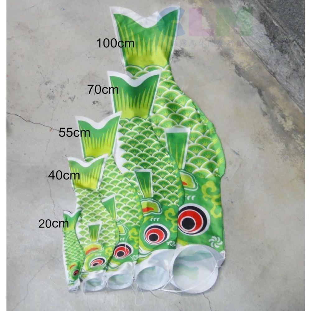 裝飾鯉魚旗(20CM/40CM/55CM/70CM/100CM )【酷露馬】風向旗 鯉魚幡 裝飾旗 露營掛飾 CH005-細節圖4