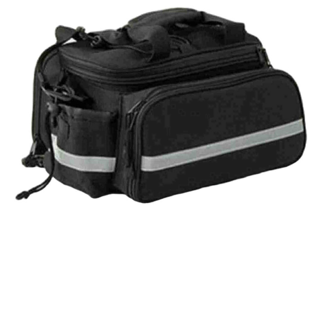 【酷露馬】(帶側袋)自行車貨架包 後車包 (附防雨罩和背帶) 後貨包 貨架馬鞍袋 馬鞍包 車尾包 後尾包 BB015-細節圖2