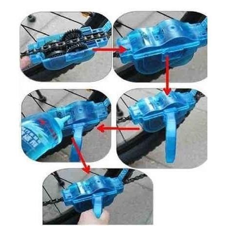 超值組合 自行車洗鏈器+飛輪毛刷組+鏈條潤滑油【酷露馬】 鏈條清潔組 洗鏈盒 齒輪刷組 洗潔工具組 BS012-細節圖4