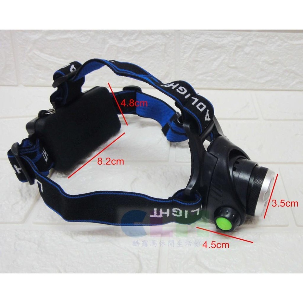 【酷露馬】超值全配組 Q5LED強光頭燈 3檔調光 伸縮變焦頭燈Q5頭燈 露營燈 LED頭燈 LED燈 OL001-細節圖3