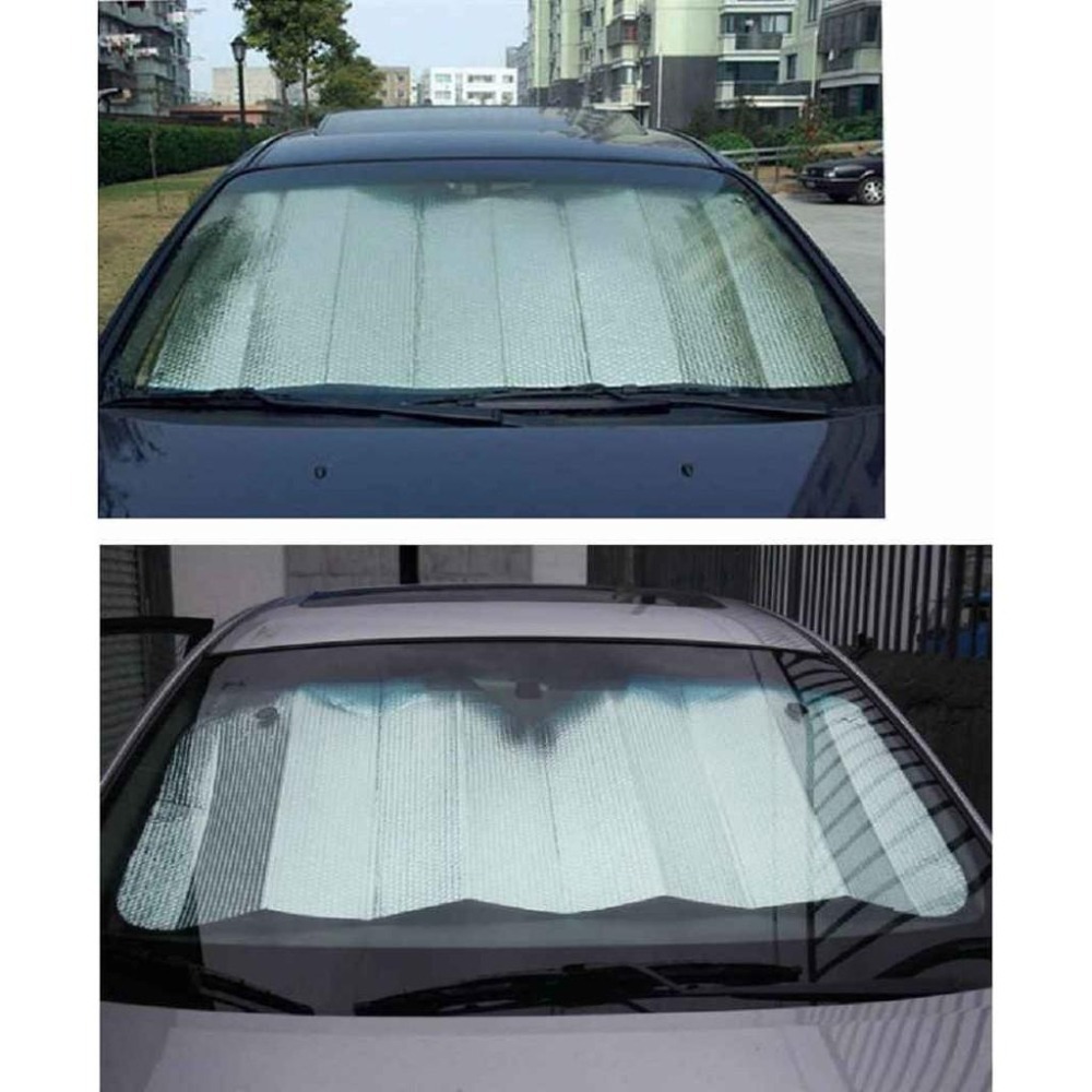 【酷露馬】汽車雙面鋁箔遮陽板 擋風玻璃遮陽板 (136*70CM) 鋁箔隔熱墊 遮陽擋 遮陽簾 鋁箔遮陽墊 AO002-細節圖6