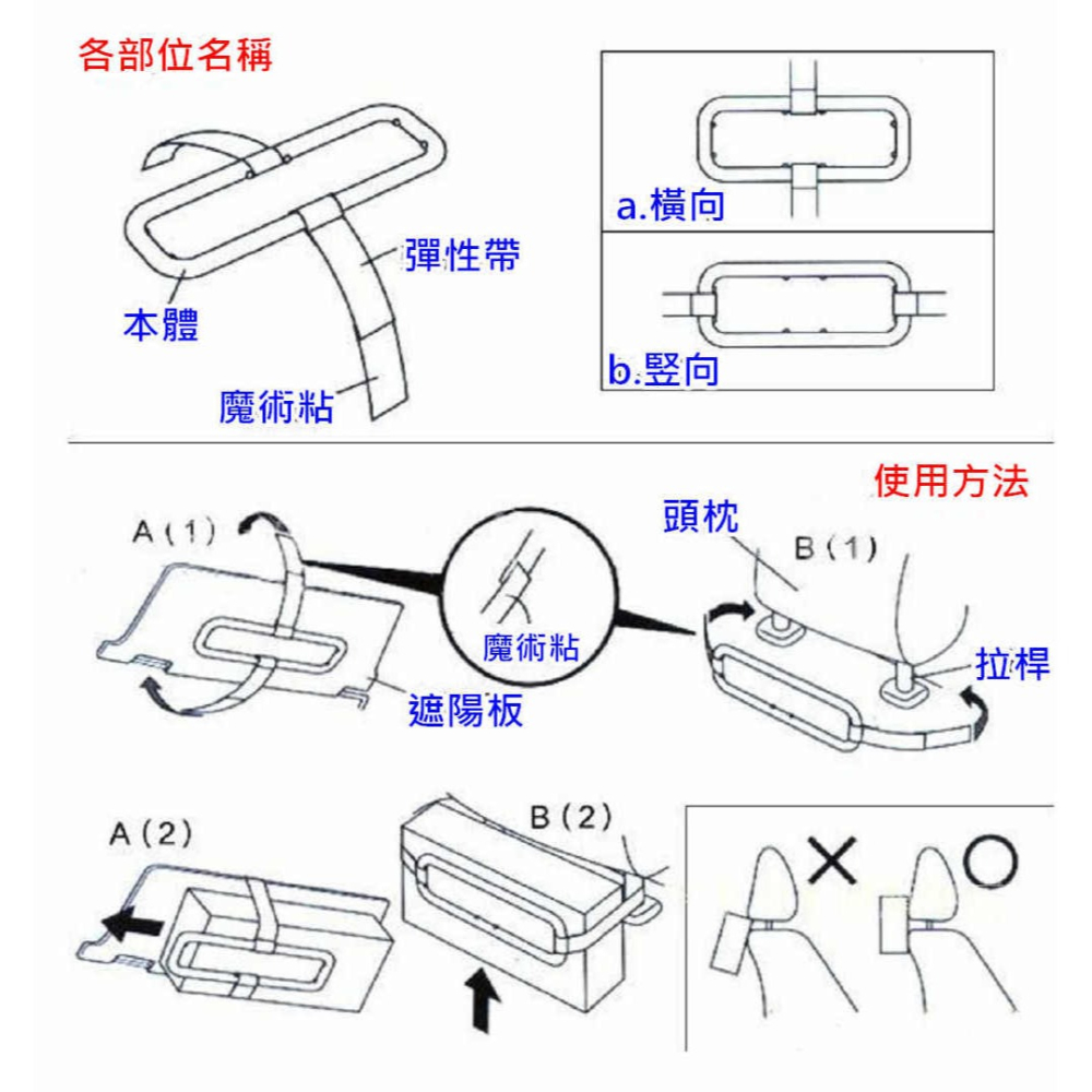 【酷露馬】汽車用面紙架 遮陽板面紙盒 頭枕面紙套 面紙固定架 紙巾盒 汽車面紙盒 車用面紙套 AS009-細節圖7