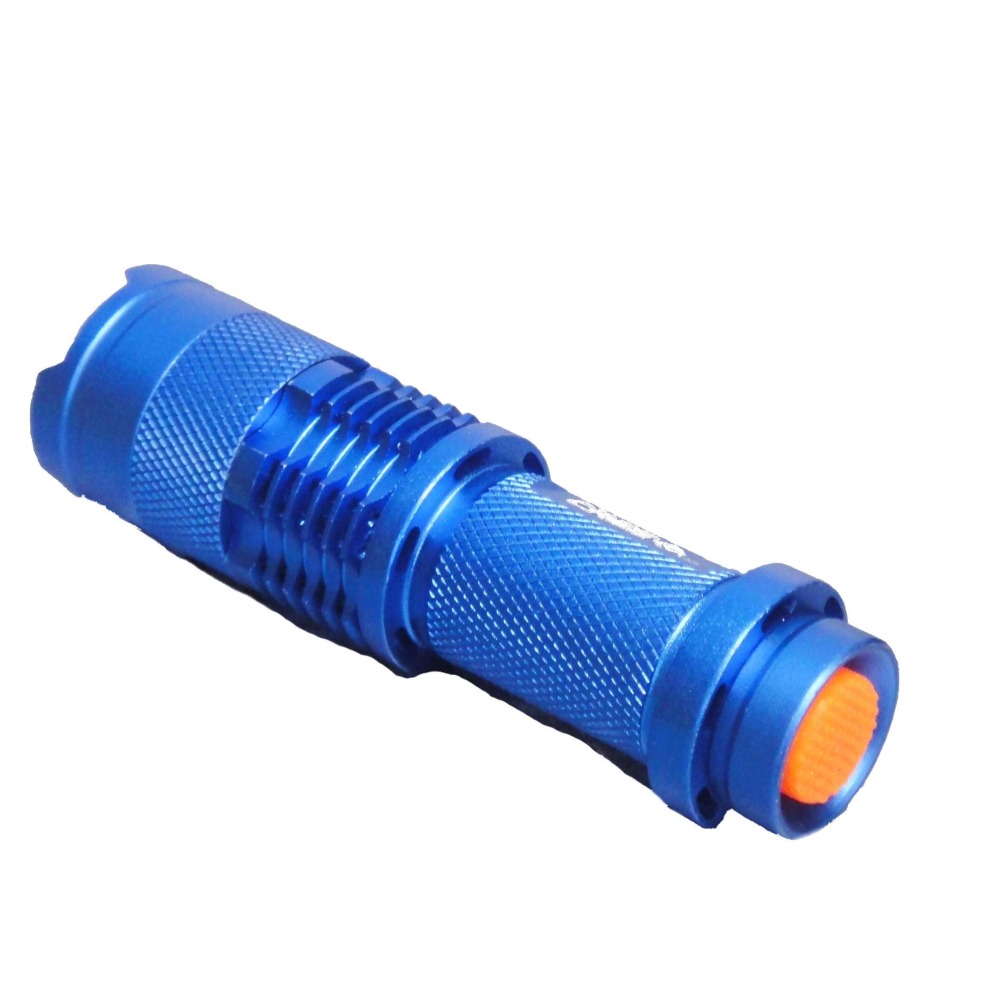 袖珍型 Q5LED 變焦強光手電筒(三檔調光)【酷露馬】(贈3號電池) LED手電筒 LED燈 車燈 前燈 BL006-細節圖2