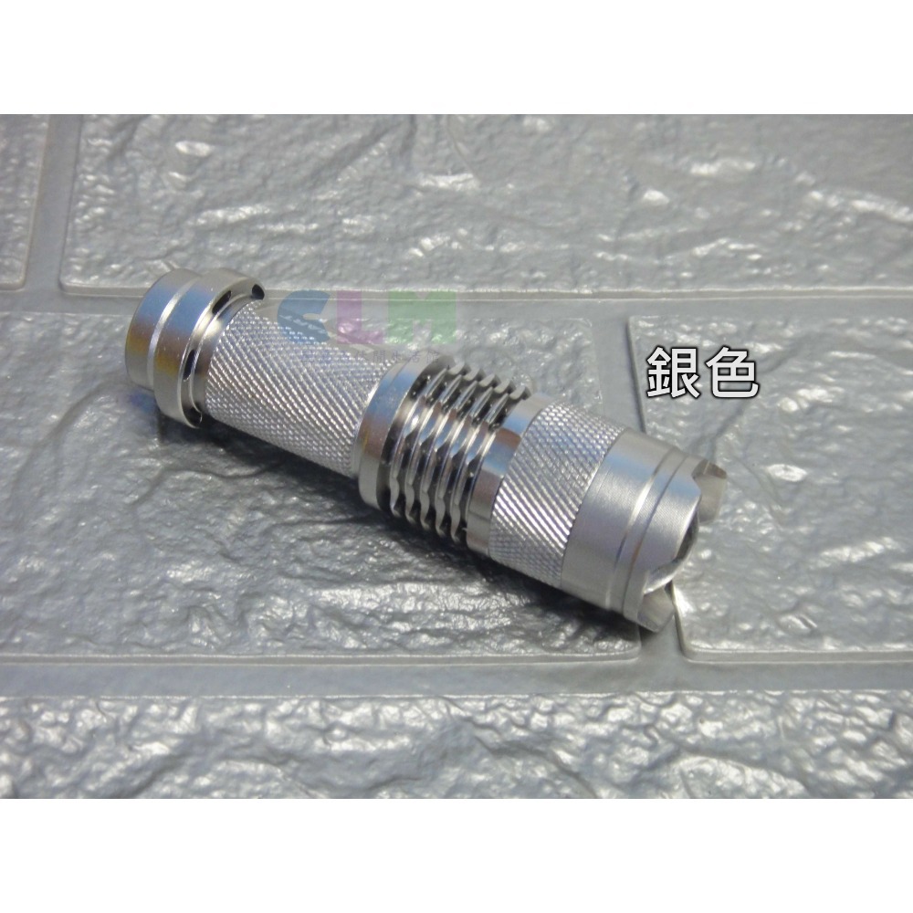 袖珍型 Q5LED 變焦強光手電筒(三檔調光)【酷露馬】(贈3號電池) LED手電筒 LED燈 車燈 前燈 BL006-規格圖7