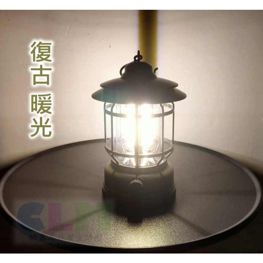 復古露營燈 充電帳篷燈 LED帳篷燈 【酷露馬】露營氣氛燈 露營掛燈 露營提燈 LED燈 野營燈 CL022-細節圖3