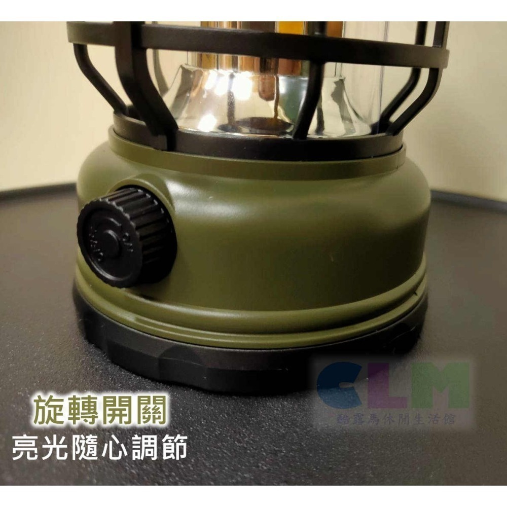 復古露營燈 充電帳篷燈 LED帳篷燈 【酷露馬】露營氣氛燈 露營掛燈 露營提燈 LED燈 野營燈 CL022-細節圖5