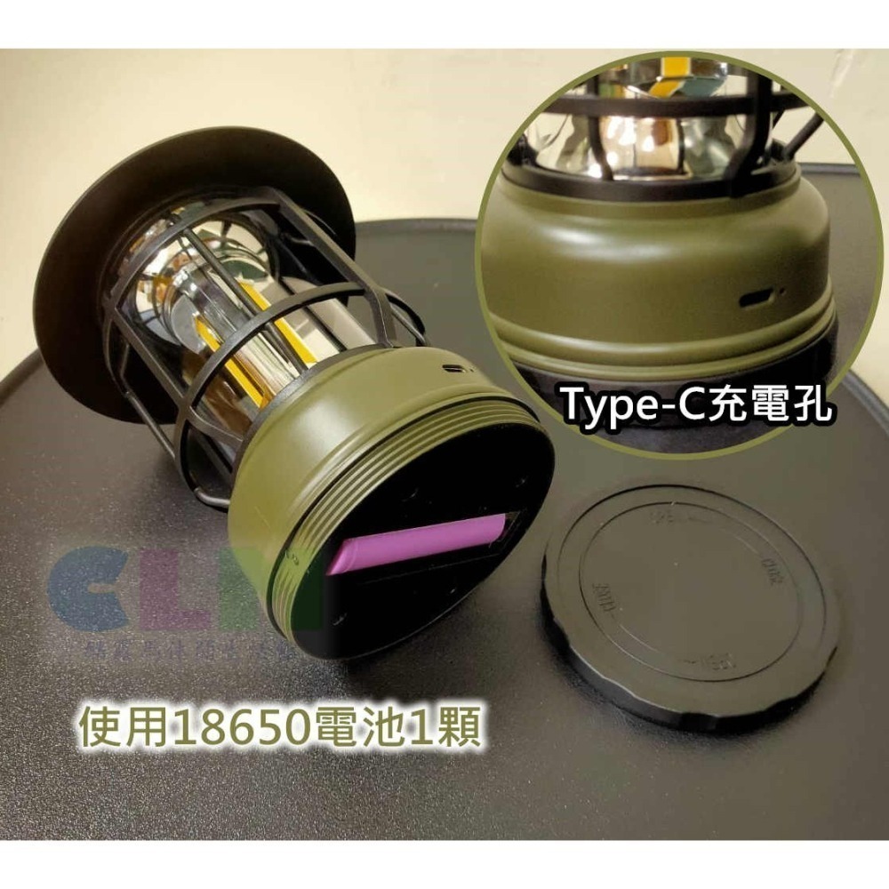 復古露營燈 充電帳篷燈 LED帳篷燈 【酷露馬】露營氣氛燈 露營掛燈 露營提燈 LED燈 野營燈 CL022-細節圖6