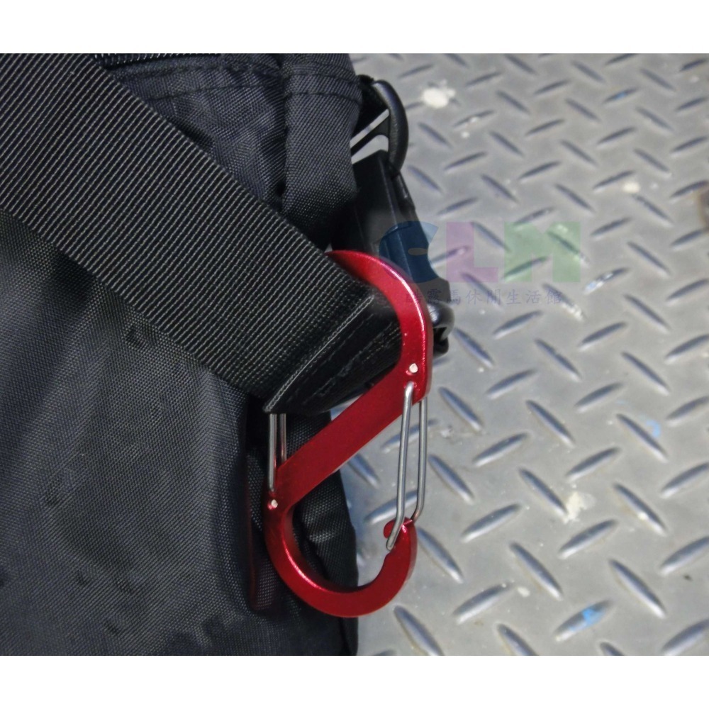 【酷露馬】鋁合金8字扣環 (大號/小號) S勾 鋁合金扣環 背包掛鉤 S掛勾 S鉤 8字勾 掛燈勾CH013-細節圖8