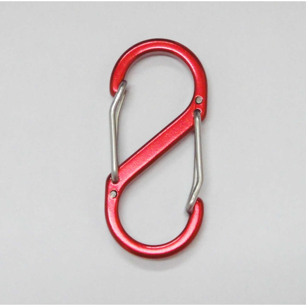 【酷露馬】鋁合金8字扣環 (大號/小號) S勾 鋁合金扣環 背包掛鉤 S掛勾 S鉤 8字勾 掛燈勾CH013-規格圖9