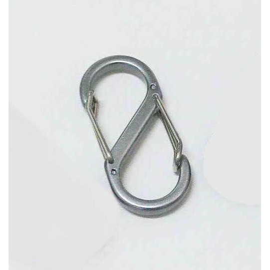 【酷露馬】鋁合金8字扣環 (大號/小號) S勾 鋁合金扣環 背包掛鉤 S掛勾 S鉤 8字勾 掛燈勾CH013-規格圖9