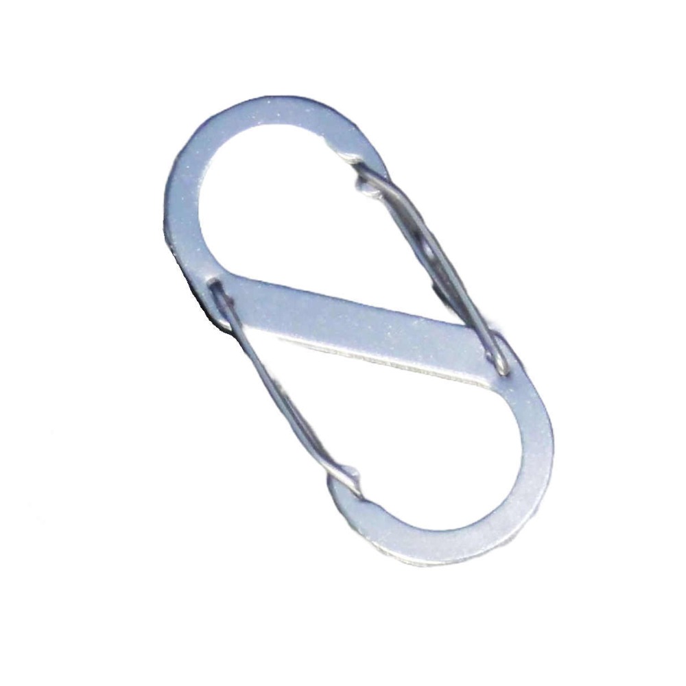 【酷露馬】鋁合金8字扣環 (大號/小號) S勾 鋁合金扣環 背包掛鉤 S掛勾 S鉤 8字勾 掛燈勾CH013-規格圖9