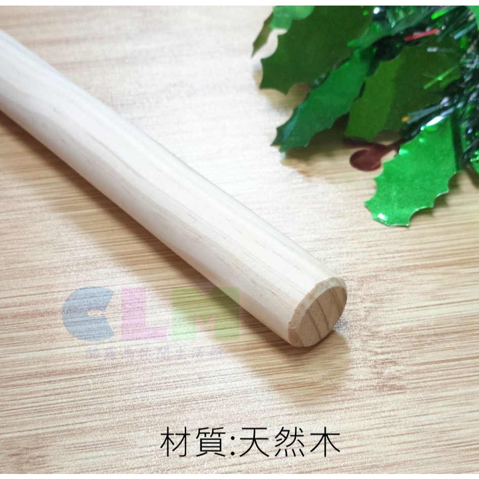【酷露馬】台灣製造 擀麵棍 天然木 實木擀麵棍 木製桿麵棍 烘焙用品 HK059-細節圖3