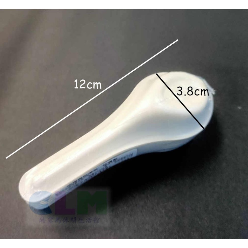 【酷露馬】(台灣製造) 免洗湯匙 彎型湯匙 (25入) 免洗餐具 塑膠湯匙 白色湯匙 明橋 OK006-細節圖3