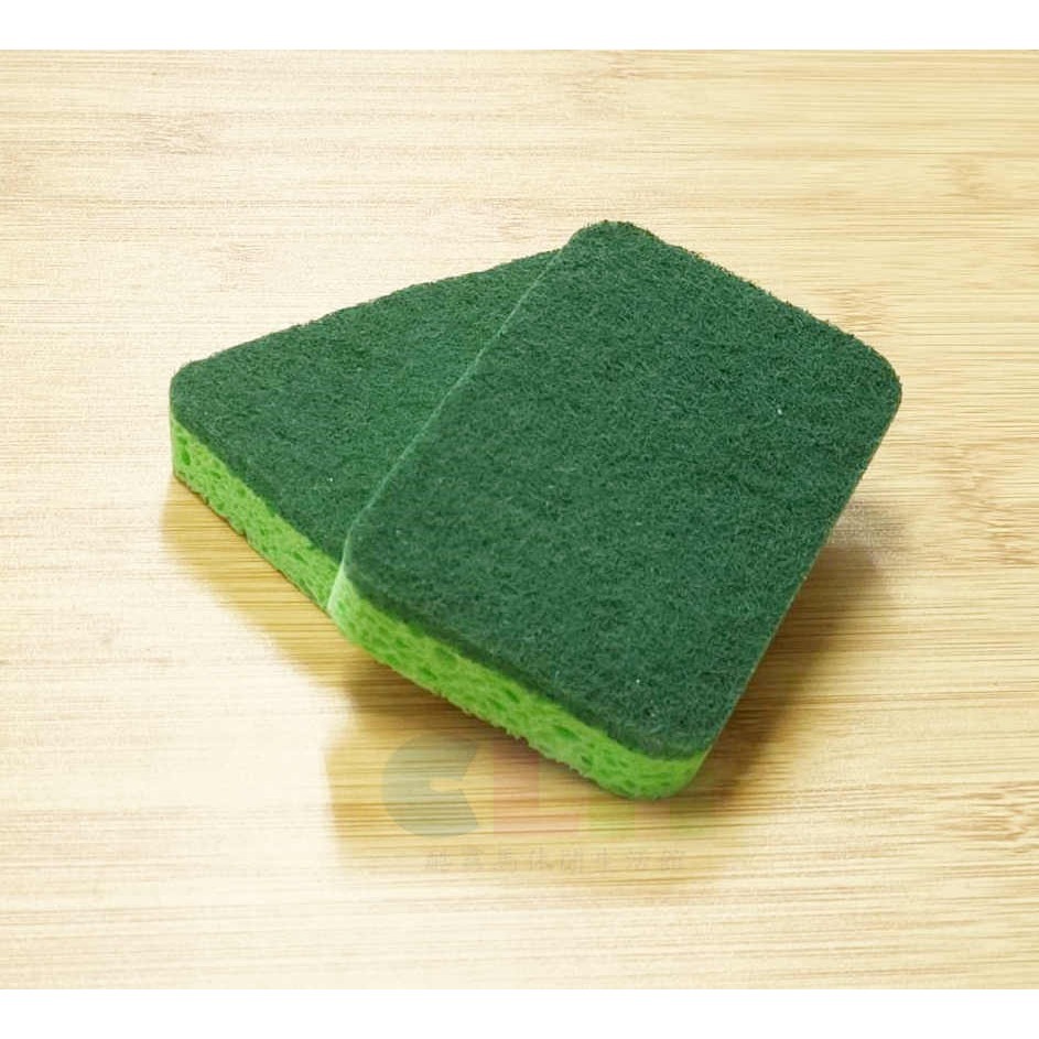 木槳棉菜瓜布 雙面菜瓜布 木漿清洗海棉 【酷露馬】海棉刷 海棉清潔布 洗碗海棉 洗碗布 洗碗菜瓜布 HF002-細節圖6