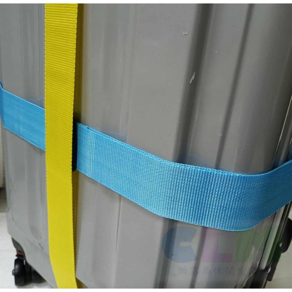 【酷露馬】行李束帶 插扣行李帶 (可調長短) 旅行箱束帶 行李繩 一字行李帶 打包帶 行李綁帶 TC003-細節圖5