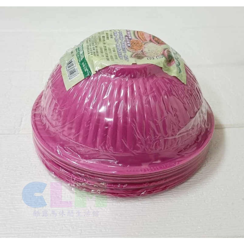 台灣製造 免洗耐熱碗 免洗紅碗 免洗碗 免洗餐具 【酷露馬】塑膠碗 飯碗 湯碗 烤肉餐具 露營餐具 PC018-規格圖4
