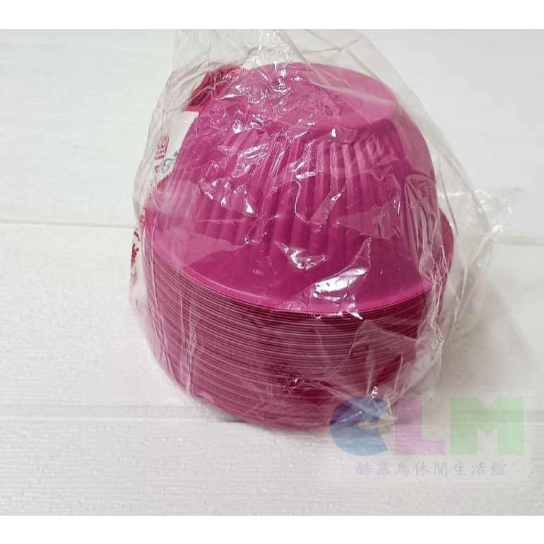 台灣製造 免洗耐熱碗 免洗紅碗 免洗碗 免洗餐具 【酷露馬】塑膠碗 飯碗 湯碗 烤肉餐具 露營餐具 PC018-規格圖4
