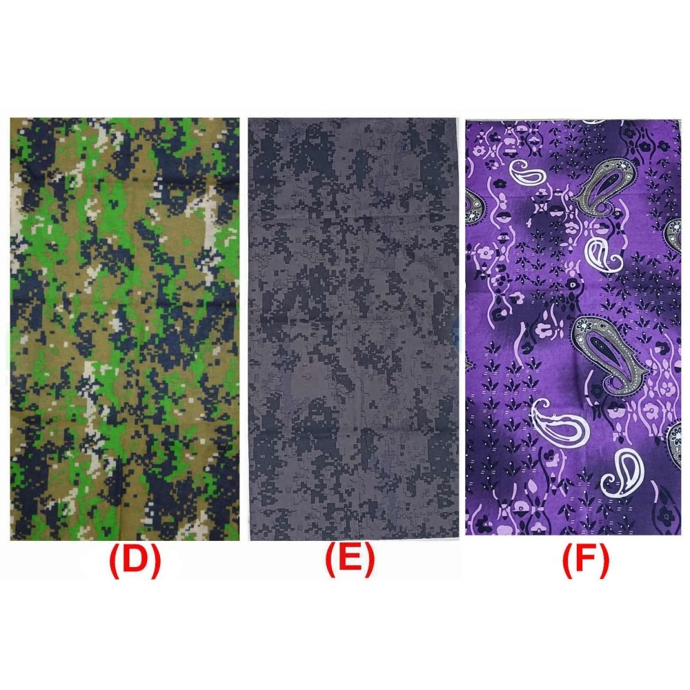 百變魔術頭巾 (無縫) 運動頭巾 騎行頭巾【酷露馬】魔術頭套 圍脖 面罩 圍巾 魔術巾 BO002-細節圖5