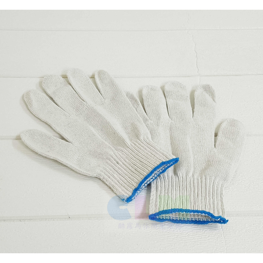 【酷露馬】綿紗手套 (1雙入) 工地手套 工廠手套 厚手套 防護手套 植裁手套 農用手套 HB007-細節圖3