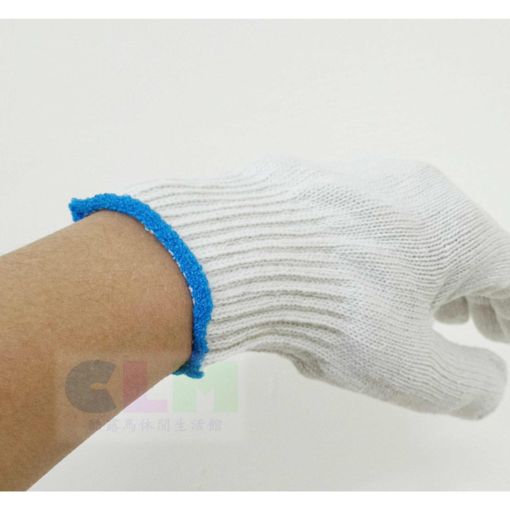 【酷露馬】綿紗手套 (1雙入) 工地手套 工廠手套 厚手套 防護手套 植裁手套 農用手套 HB007-細節圖5