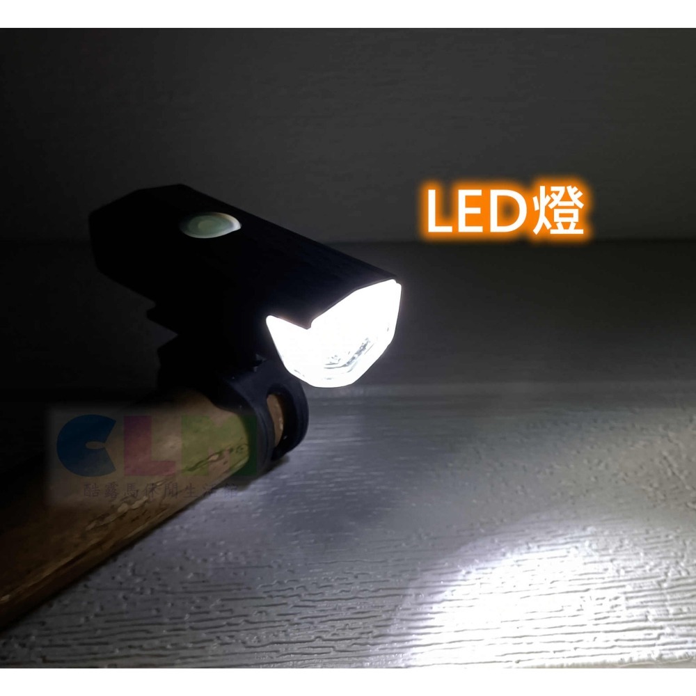 自行車LED前燈 自行車車燈 USB充電式 LED車燈【酷露馬】 LED燈 單車燈 單車前燈 束帶車燈 BL026-細節圖6