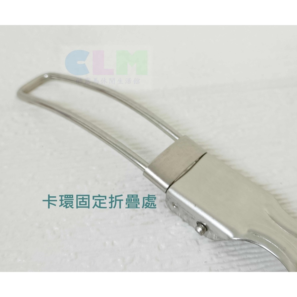 【酷露馬】戶外露營 不鏽鋼折疊餐具 304不鏽鋼餐具 摺疊餐具 環保餐具 機露餐具 單人餐具(匙/叉/筷子)CK106-細節圖7