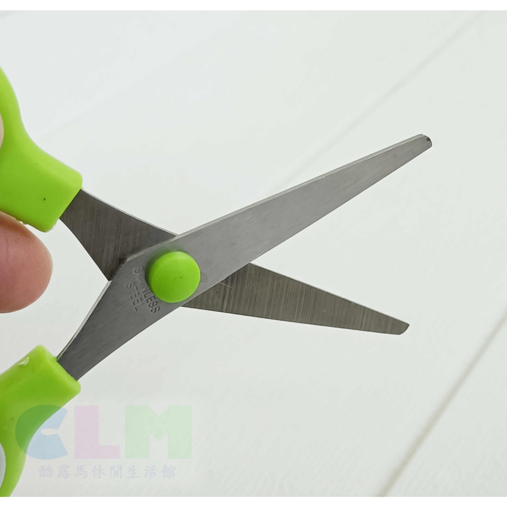 【酷露馬】學生剪刀 不鏽鋼剪刀 文具剪刀 膠柄剪刀 美勞剪刀 文書用品 DIY剪刀 HZ001-細節圖4