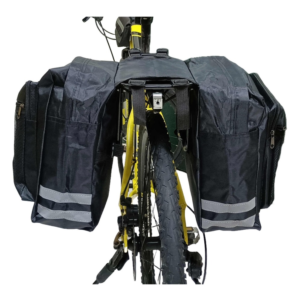 自行車貨架包 自行車馬鞍包 單車馱包 後貨包 【酷露馬】後車包 單車旅行包 貨架馬鞍袋 車尾包 單車環島包 BB029-細節圖2