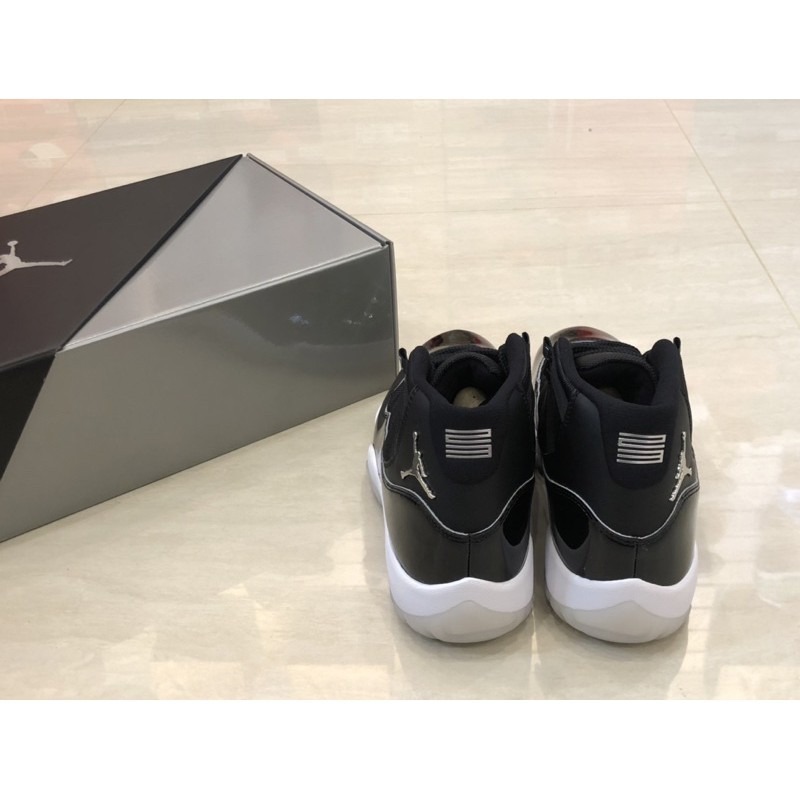 特價促銷Air Jordan 11 Jubilee 黑銀 25週年 CT8012-011-細節圖4
