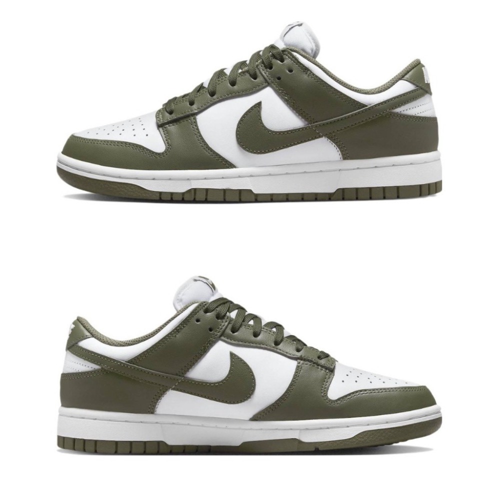 NIKE DUNK LOW 墨綠 軍綠 煙灰 休閒鞋 女鞋 DD1503-120 DD1503-117-細節圖2